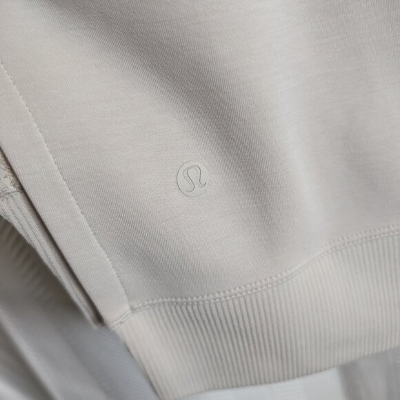Lululemon Softstreme Turtleneck Pullover White Opal Size 4 Athleisure Neutral - Picture 13 of 15